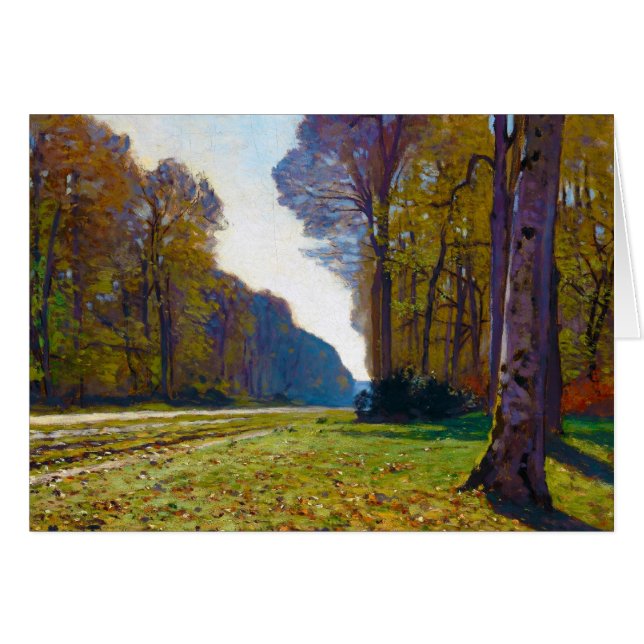 The Road of Chailly Claude Monet cool, old, master (Front Horizontal)