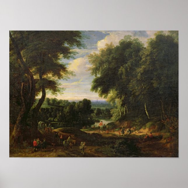 The Road to Boitsfort from Auderghem Poster (Front)