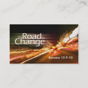 The Road to Change-medium Business Card