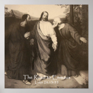 The Road to Emmaus Custom Poster