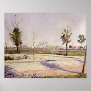The Road to Gennevilliers, 1883 Poster