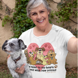 The Road To My Heart Dog T-Shirt