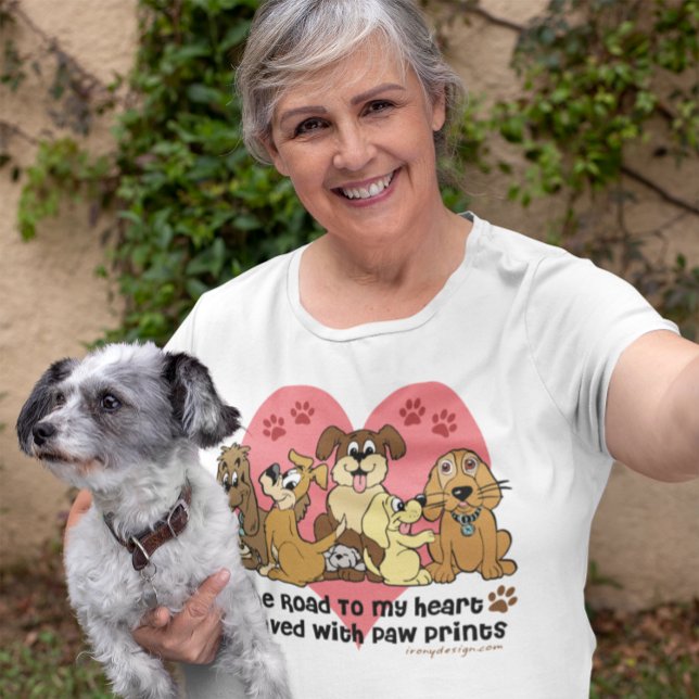 The Road To My Heart Dog T-Shirt (Creator Uploaded)