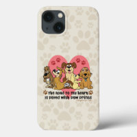 The Road To My Heart Dogs Paw Prints