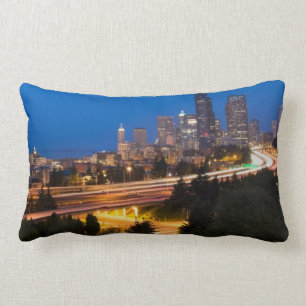 The road to Seattle Lumbar Cushion