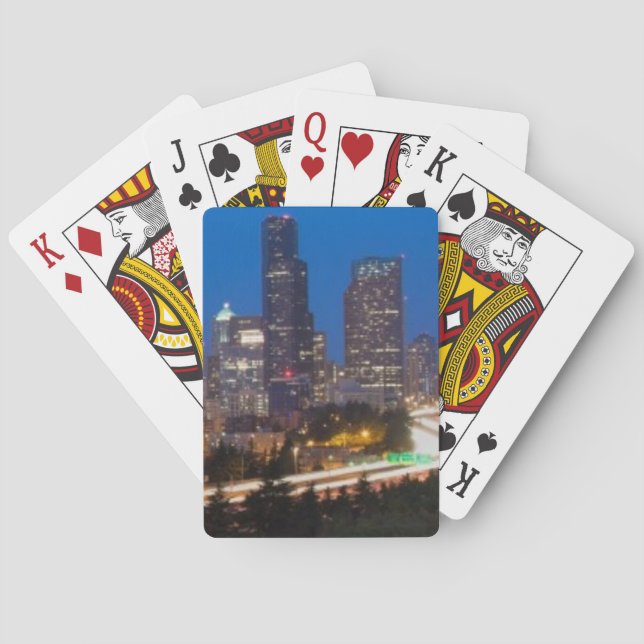 The road to Seattle Playing Cards (Back)