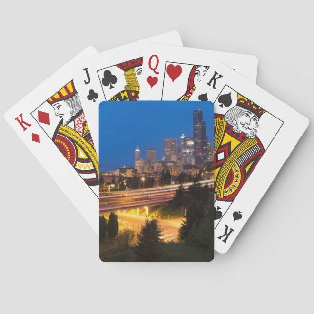 The road to Seattle Playing Cards (Back)