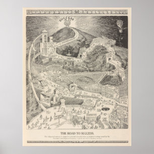 The Road to Success Poster