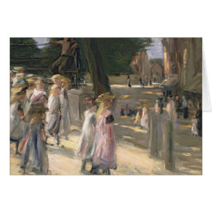 The Road to the school at Edam