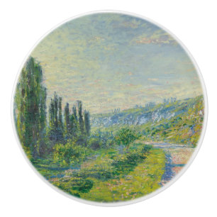 The Road to Vétheuil (by Claude Monet) Ceramic Knob