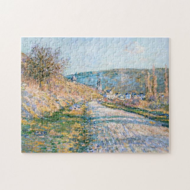 The Road to Vétheuil | Claude Monet Jigsaw Puzzle (Horizontal)