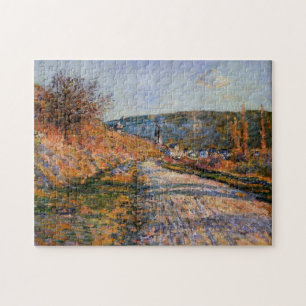 The Road to Vetheuil Monet Fine Art Jigsaw Puzzle