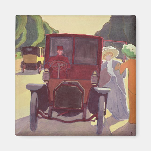 The Road with Acacias, 1908 Magnet (Front)