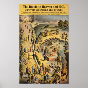 The Roads to Heaven and Hell Poster