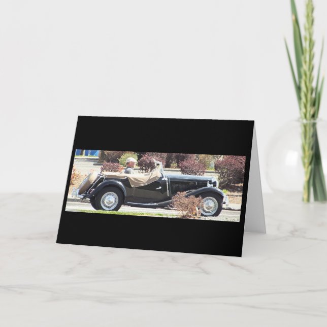 The Roadster Greeting Card (Front)