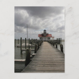 The Roanoke Marshes Lighthouse Postcard