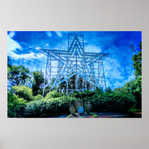 The Roanoke Star Poster