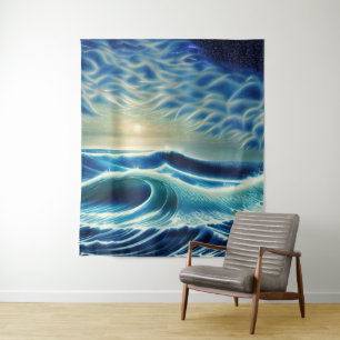 The Roar of the Blue Sea Tapestry