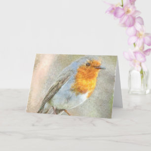 The Robin Is A Gabriel Watercolor Card