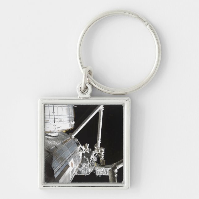 The robotic arm of the Japanese Experiment Modu 2 Key Ring (Front)