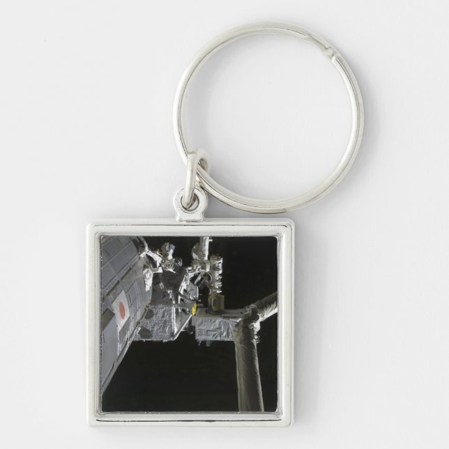 The robotic arm of the Japanese Experiment Modu Key Ring (Front)
