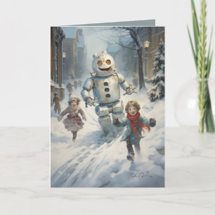 The Robots Are Coming 2 Holiday Card