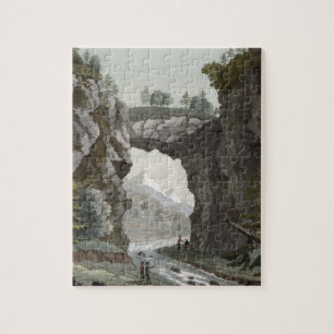 The Rock Bridge, Virginia, from 'Le Costume Ancien Jigsaw Puzzle