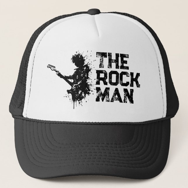 The Rock Man Trucker Hat (Front)