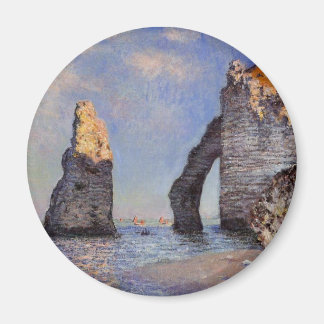 The Rock Needle and the Porte d'Aval - C. Monet Magnet