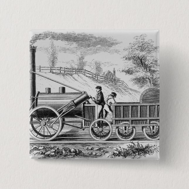 The 'Rocket' 15 Cm Square Badge (Front)