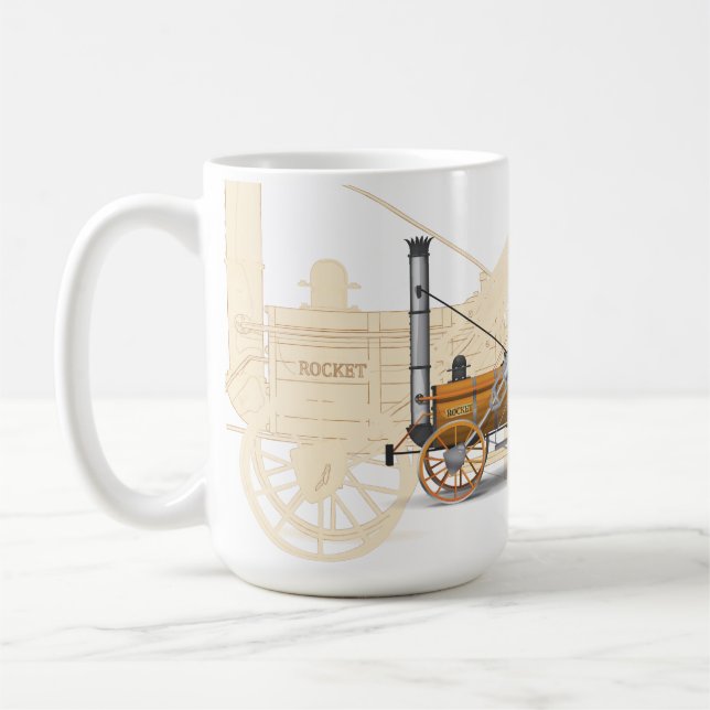 The Rocket Coffee Mug (Left)