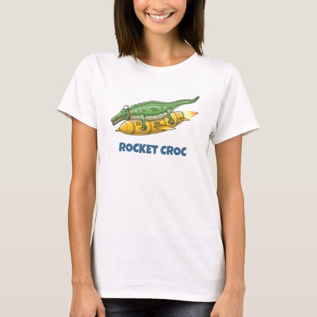The Rocket Crocodile T-Shirt (Front)