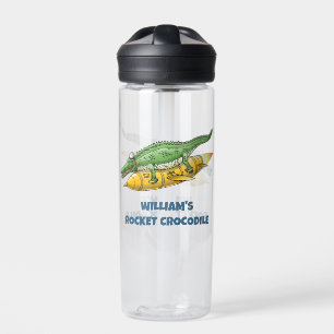 The Rocket Crocodile Water Bottle