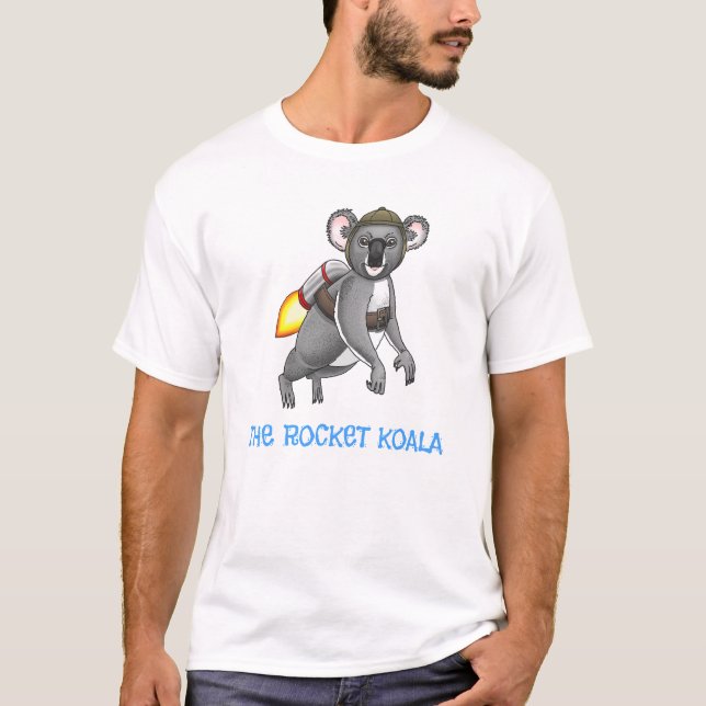 The Rocket Koala T-Shirt (Front)