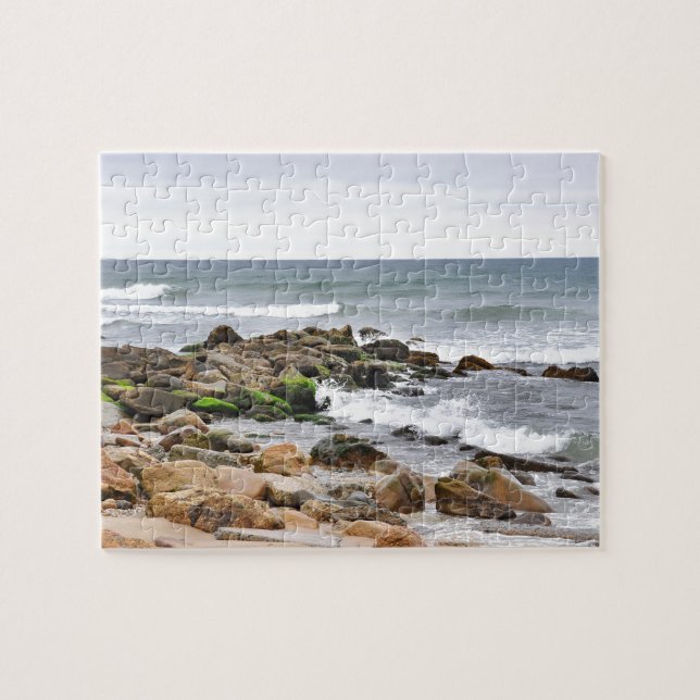 The Rocky Beaches of Montauk, Long Island, NY Jigsaw Puzzle (Horizontal)
