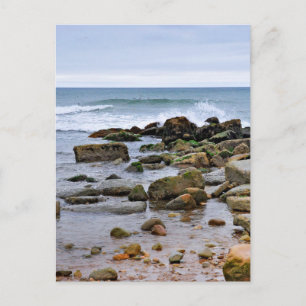 The Rocky Beaches of Montauk, Long Island, NY Postcard