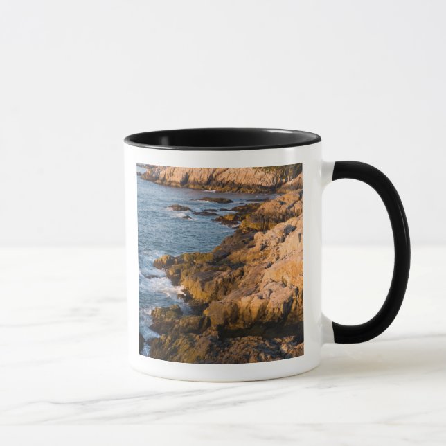 The rocky coast of Isle au Haut in Maine's Mug (Right)