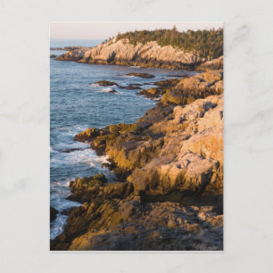 The rocky coast of Isle au Haut in Maine's Postcard