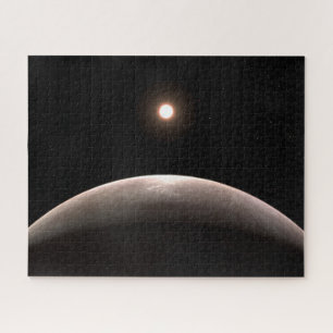 The Rocky Exoplanet Lhs 475 B And Its Host Star. Jigsaw Puzzle