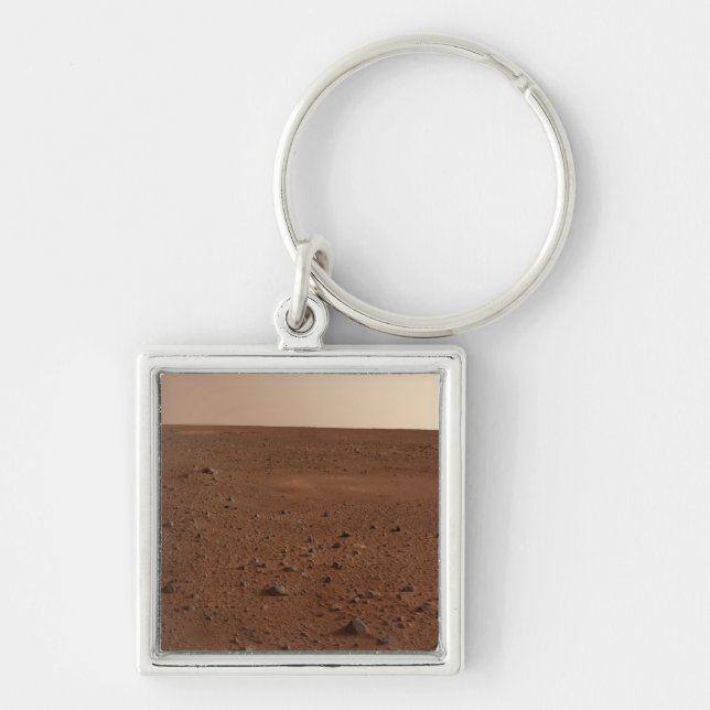 The rocky surface of Mars Key Ring (Front)