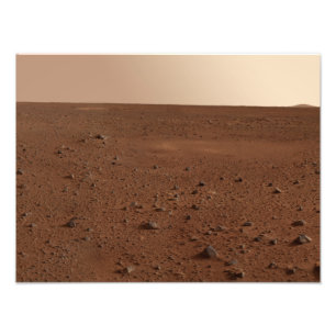 The rocky surface of Mars Photo Print