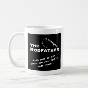 THE RODFATHER Fishing Fanatics Coffee Mug