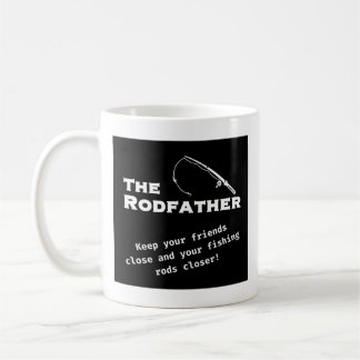 THE RODFATHER Fishing Fanatics Coffee Mug