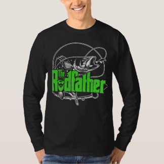 The Rodfather Funny and Fishermen Gift Parody T-Shirt