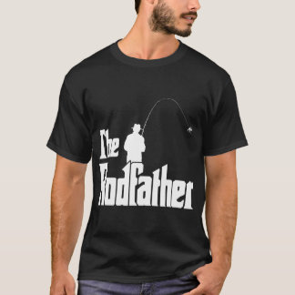 The Rodfather Funny Fisherman Sea Fly Fishing T-Shirt