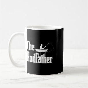 The Rodfather Funny Fishing Dad Gift Coffee Mug