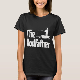 The Rodfather Funny Fishing for Fisherman T-Shirt