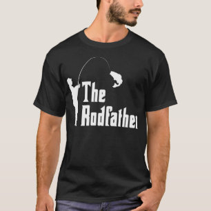 The RodFather Funny Fishing Gift T-Shirt