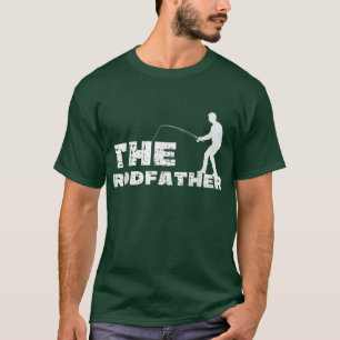 The Rodfather Funny Fishing Hunting Mens Father  T-Shirt