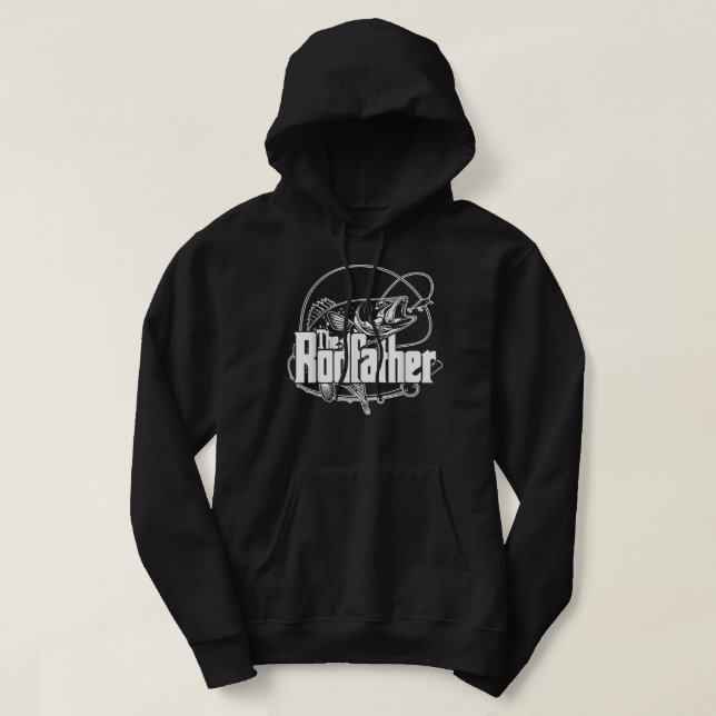 The Rodfather T Shirt - Funny Parody Fishing Gifts (Design Front)